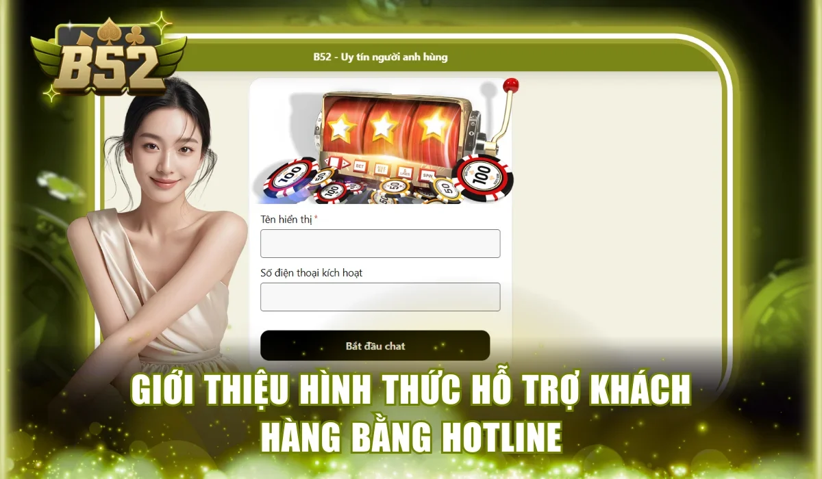 Giới thiệu hình thức hỗ trợ khách hàng bằng hotline