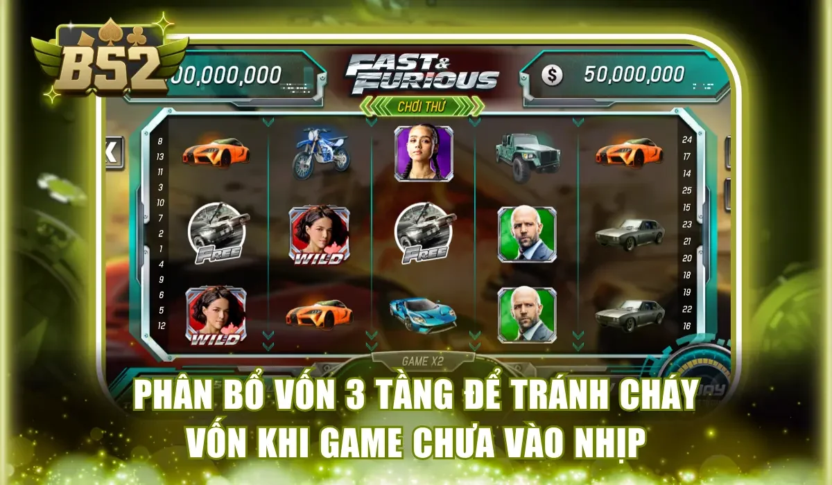 Phân bổ vốn 3 tầng để tránh cháy vốn khi game chưa vào nhịp